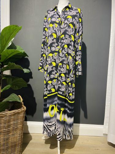 Yippie Hippie Kleid Black and Yellow